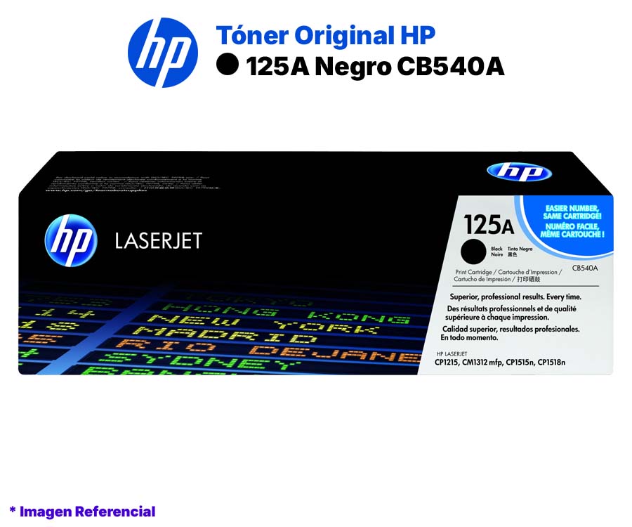 Toner-Original-HP-125A-Negro-CB540A.jpg Toner HP 125A Negro CB540A CP1215, 1515, CM1312 - Imagen 1