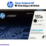 Toner Original HP 151A Negro W1510A Para 4003, MFP 4103