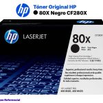 Toner Original HP 80X Negro CF280X Para M401, M425
