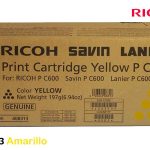 Toner Ricoh 408313 Yellow Para Savin P C600