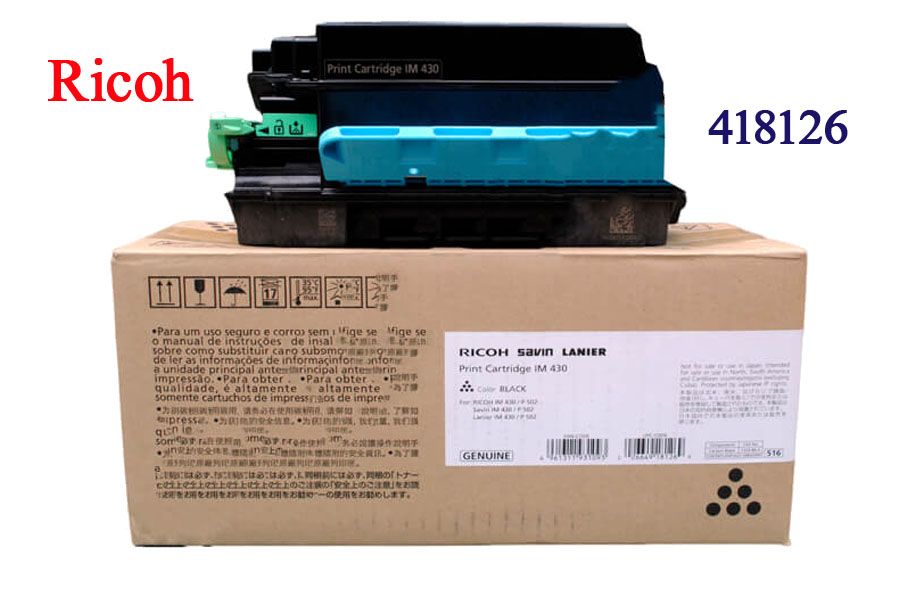 Toner-Ricoh-418126.jpg Toner Ricoh 418126 Para Lanier IM 430, P 501, P 502 - Imagen 1