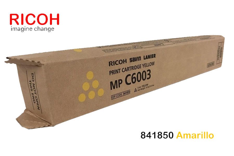 Toner-Ricoh-841850-Yellow-.jpg Toner Ricoh 841850 Yellow MP C5503/C6004ex - Imagen 1