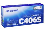 Toner Samsung CLT-C406S Cyan ST988A CLP-360, C410W - Imagen 2
