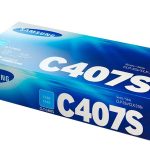 Toner Samsung CLT-C407S Cyan CLX-3185