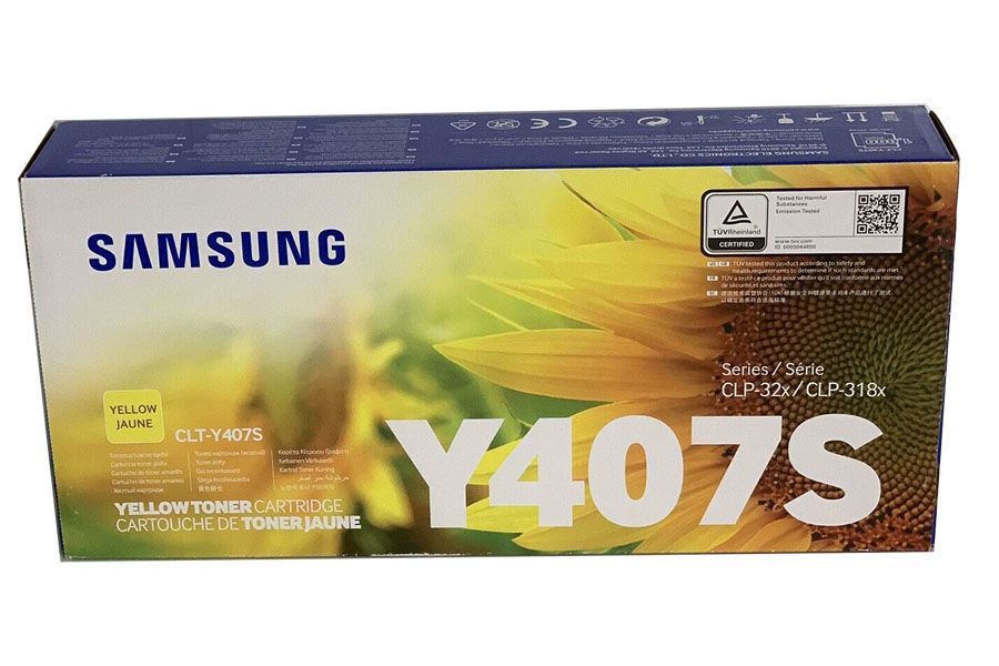 Toner-Samsung-CLT-Y407S-Yellow.jpg Toner Samsung CLT-Y407S Yellow CLP-320 - Imagen 1