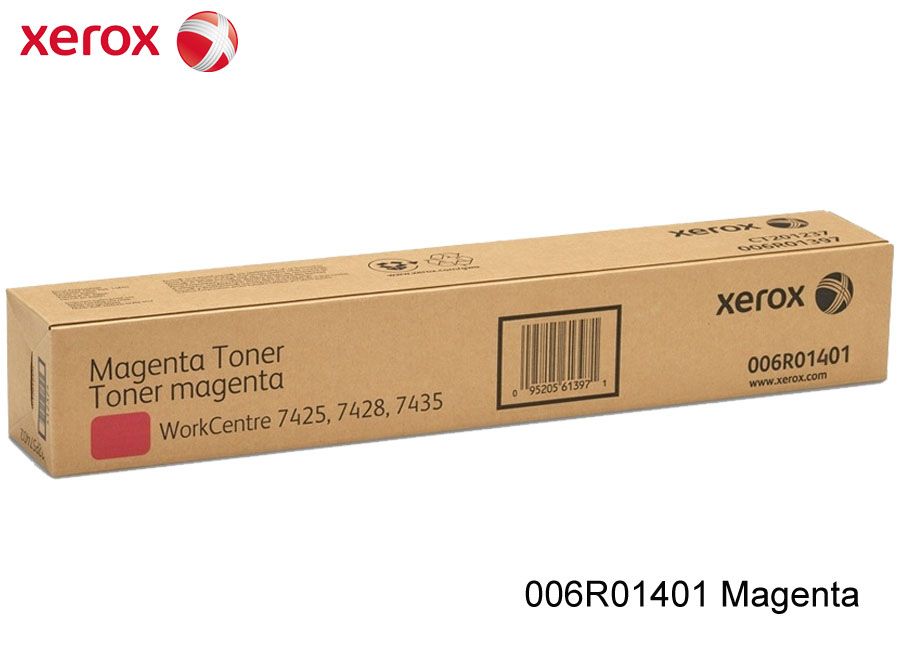Toner-Xerox-006R01401-Magenta.jpg Toner Xerox 006R01401 Magenta WC 7425, 7428, 7435 - Imagen 1