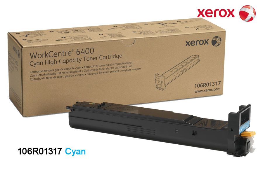 Toner-Xerox-106R01317-Cyan.jpg Toner Xerox 106R01317 Cyan WorkCentre 6400 - Imagen 1