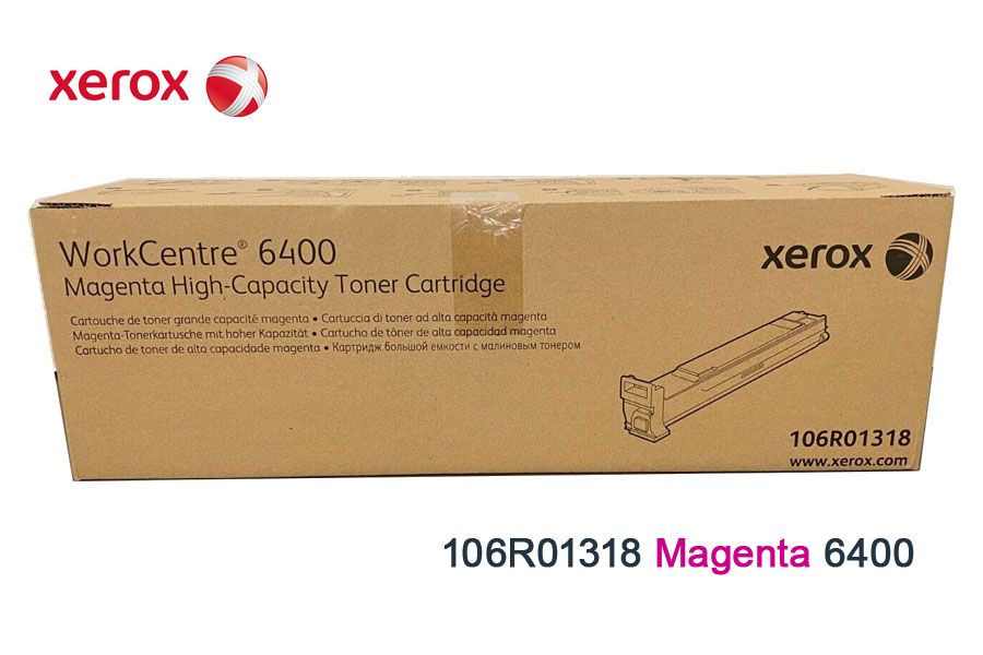 Toner-Xerox-106R01318-Magenta-High-Capacity.jpg Toner Xerox 106R01318 Magenta WorkCentre 6400 - Imagen 1