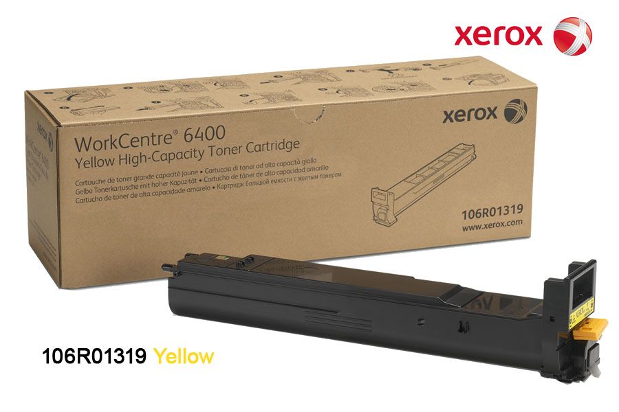 Toner-Xerox-106R01319-Yellow.jpg Toner Xerox 106R01319 Yellow WorkCentre 6400 - Imagen 1