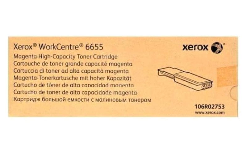 Toner-Xerox-106R02753-Magenta.jpg Toner Xerox 106R02753 Magenta Para Workcentre 6655 - Imagen 1