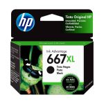 TINTA HP 667XL BLACK 3YM81AL (DJ 2775 / 4175)