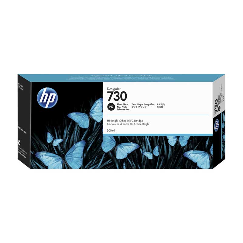 tinta-hp-730-negro-fotografico-p2v73a.jpg Tinta HP 730 Photo Black P2V73A Para DesignJet T1600, T2600 - Imagen 1